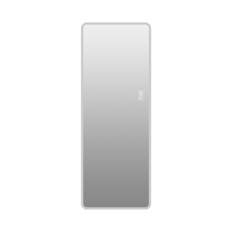 LED Full Length Mirror With Frosted Edge Lighting, 3 Color Temperatures