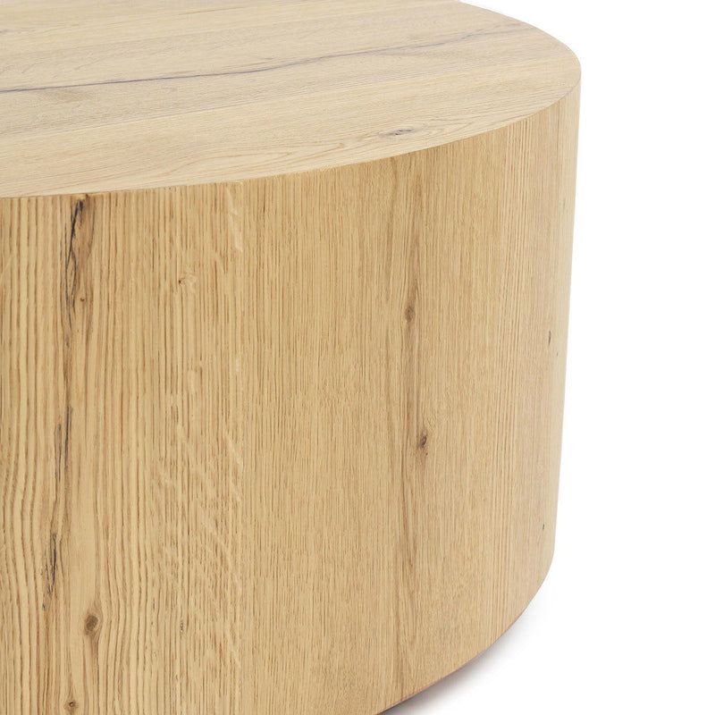 Layne - Round Coffee Table With Casters