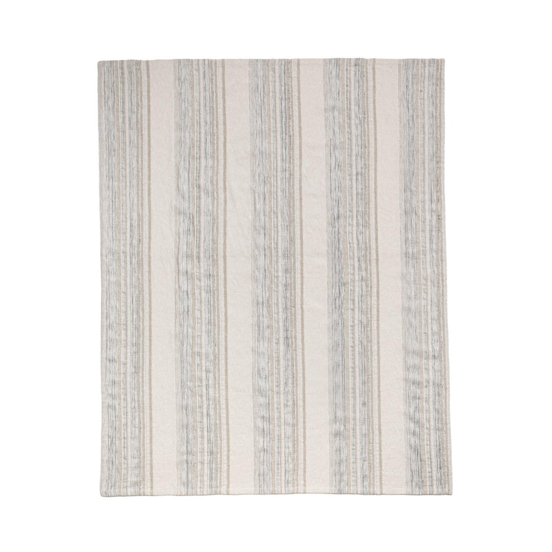 Rockport - 50" x 70" Throw - Ivory Multi