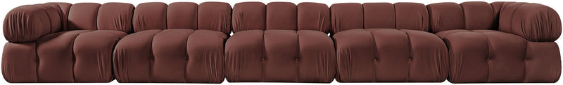 Orin - Fabric Velvet 5 Piece Modular Sofa