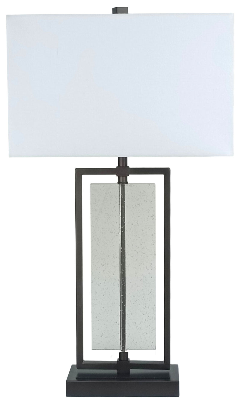 Stillwater Frame - 30 X 17 - Metal Table Lamp (Set of 2) - Gray Slate