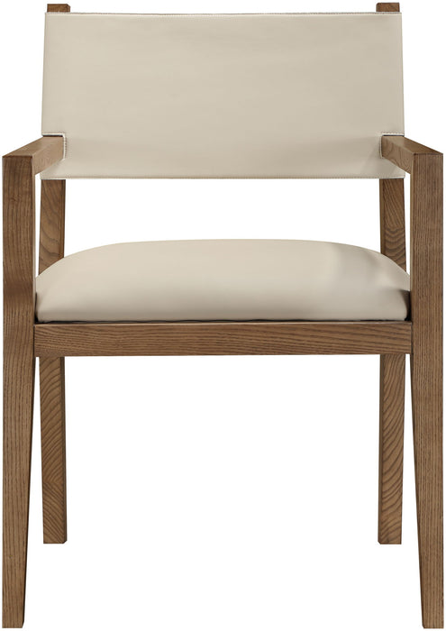 Avon - Vegan Leather Dining Arm Chair