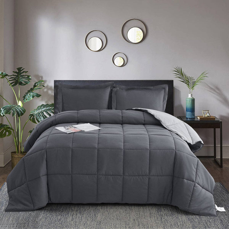 3 Piece All Season Lightweight Down Alternative Comforter Set