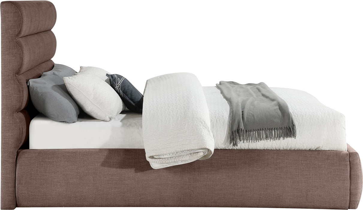 Adam - Linen Fabric Bed With 52" Headboard