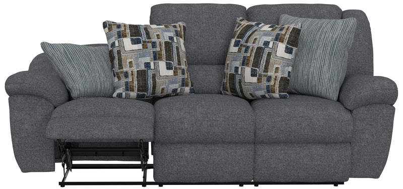 Trifecta - Sofa With 3 Recliners and Drop Down Table