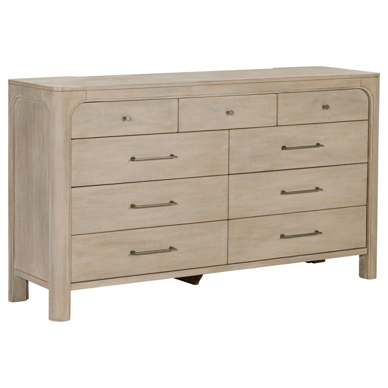 Flores - 9 Drawer Dresser - Mango Color