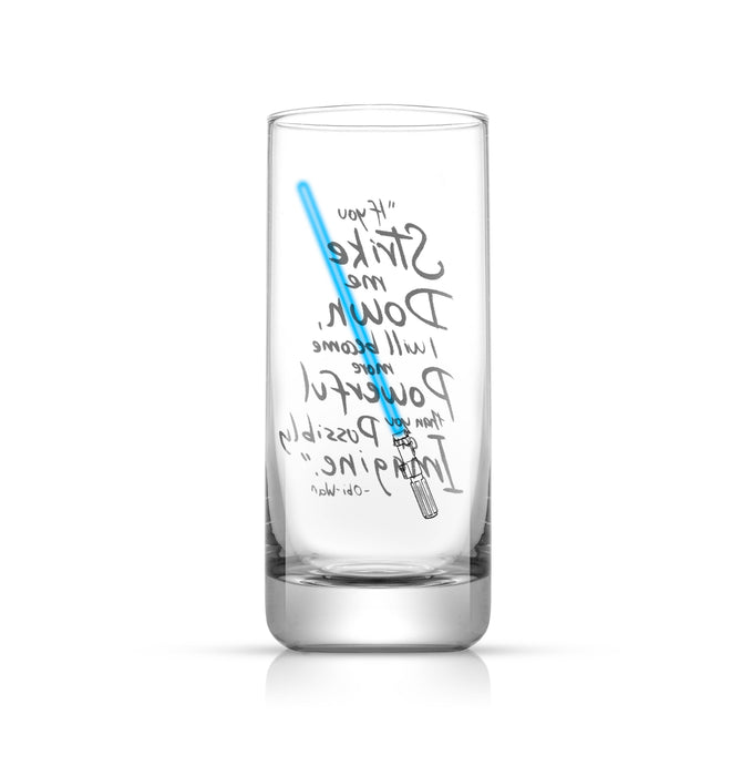 Star Wars Obi-Wan Kenobi™ Lightsaber Tall Drinking Glasses | Set of 2