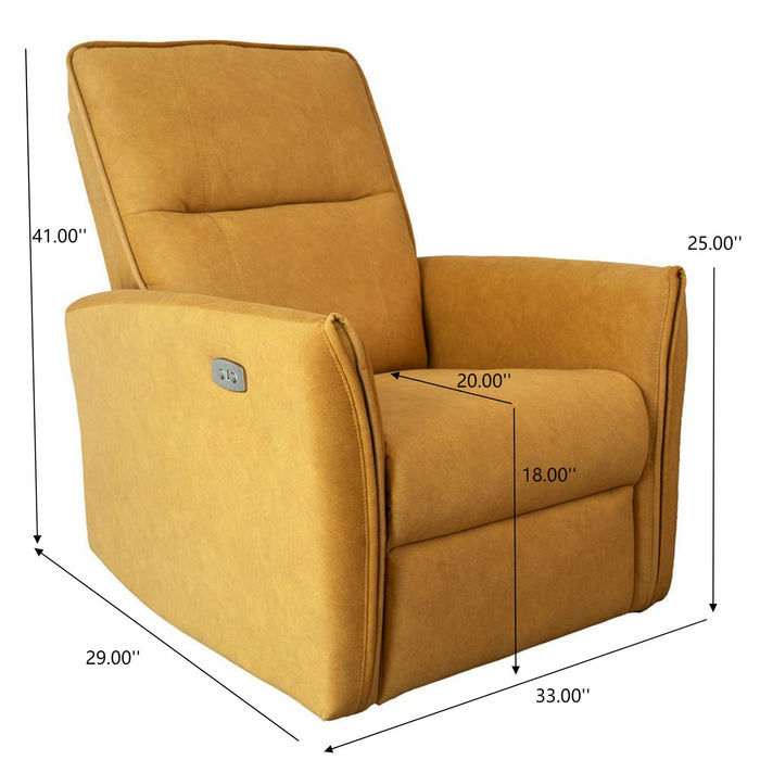 Asheville - Suede Recliner Chair