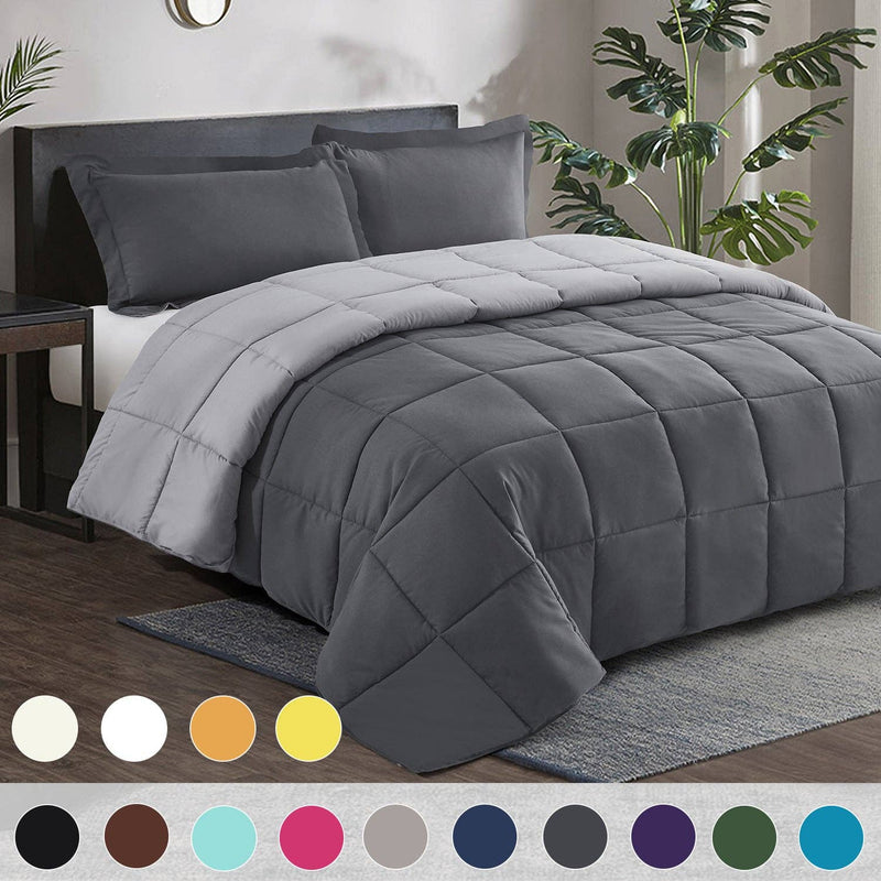 3 Piece All Season Lightweight Down Alternative Comforter Set