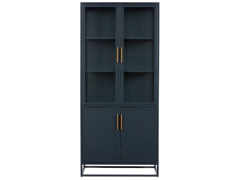 Getaway - Santorini Tall Metal Kitchen Cabinet - Black