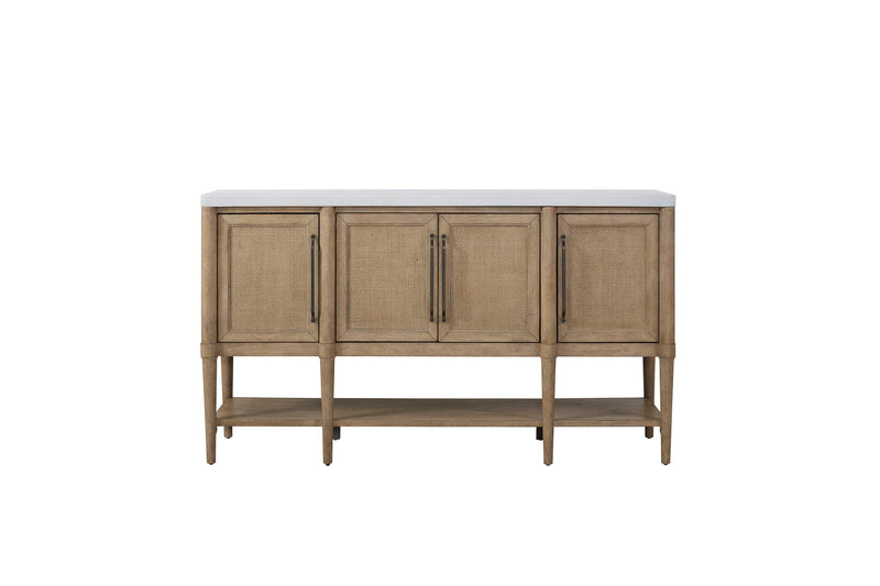 Citrus Heights - Cane Door, Cement Top Server - Sand