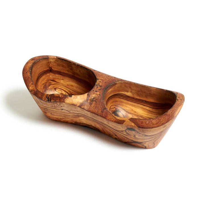 Rustic Olive Wood Nut Bowl