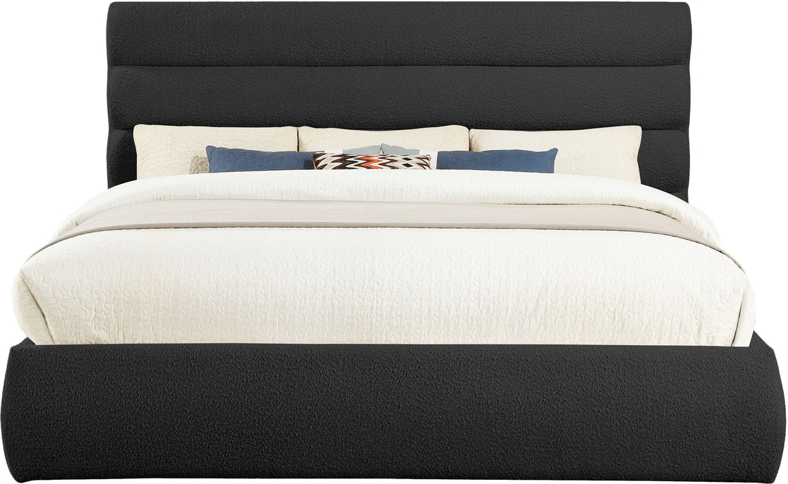 Adam - Boucle Fabric Bed With 52" Headboard