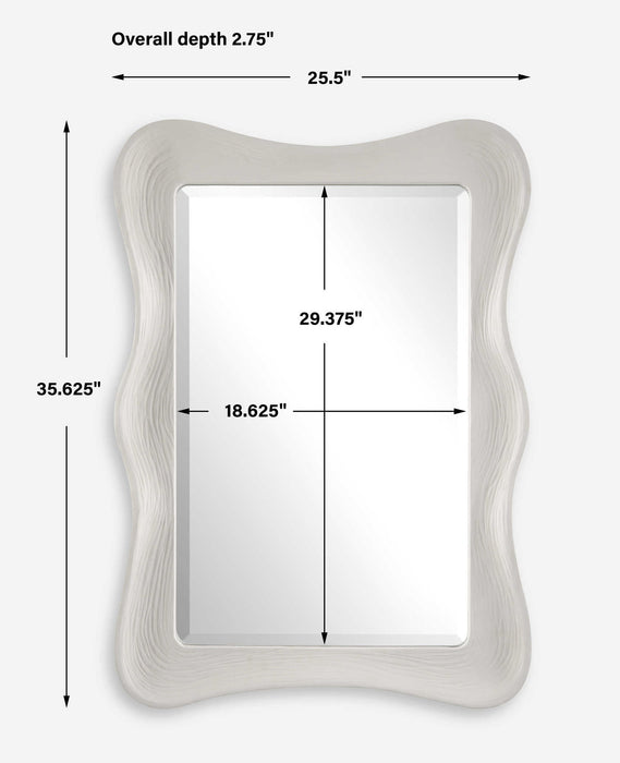 Whitehaven - Wavy Rectangle Mirror