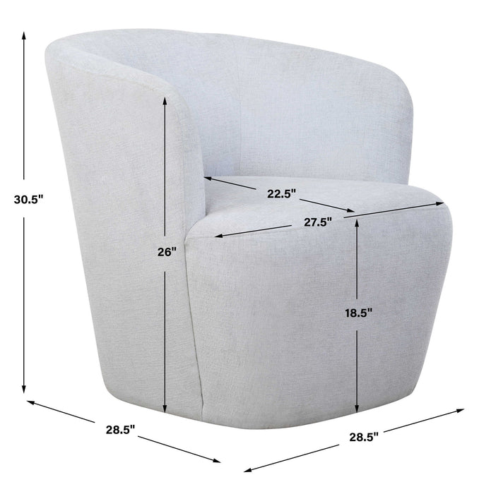 Mist - Barrel Swivel Chair