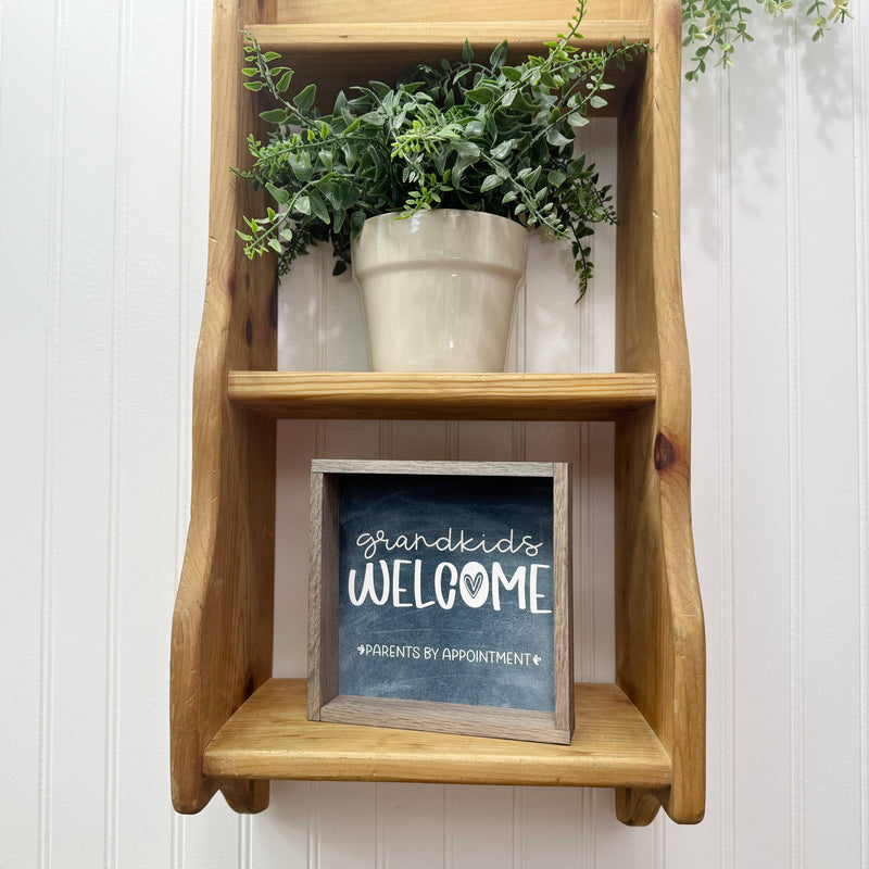 Funny Sign Decor for Grandma's House - Grandkids Welcome