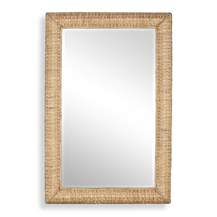 Twisted Seagrass - Large Mirror - Woodtone