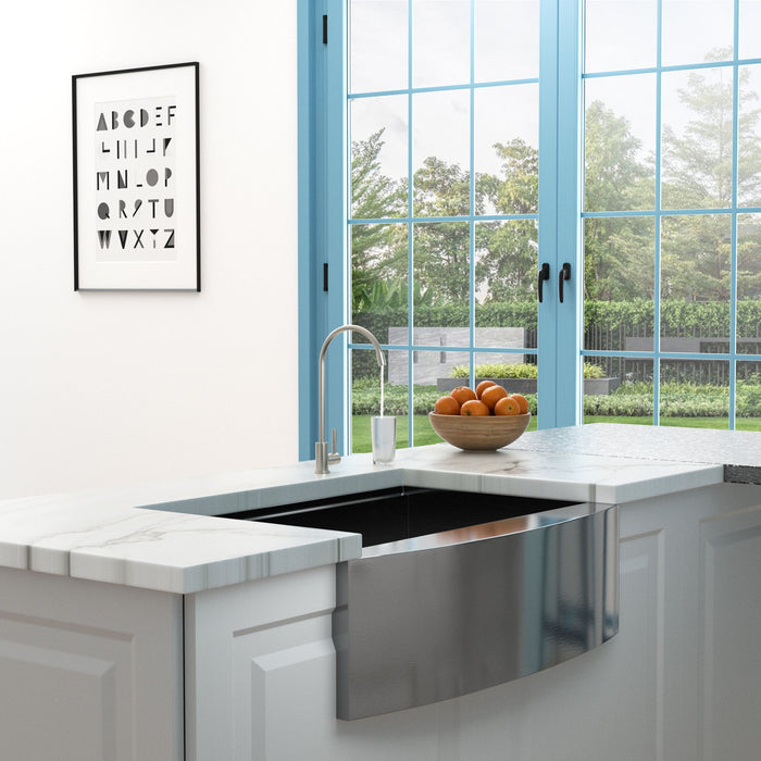 Design Lead Free Drinking Water Faucet - Brushed Nickel