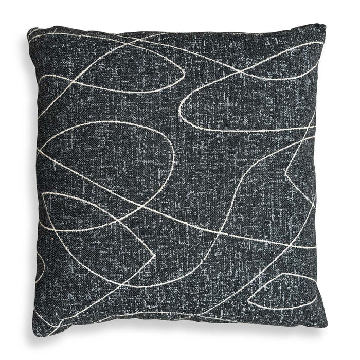 Loopy Loop - Outdoor Pillow - Onyx