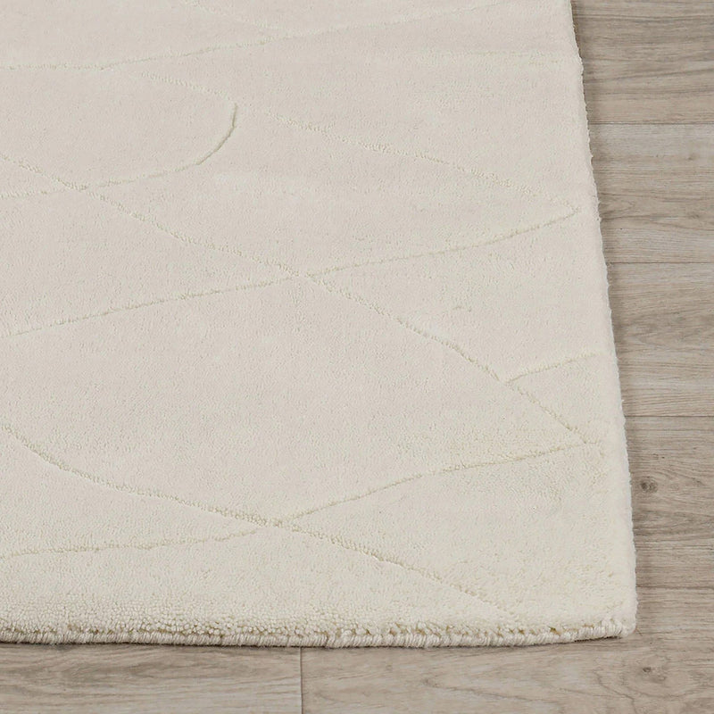 Renewed - 2' x 3' Lucerne Wool Area Rug - Ivory