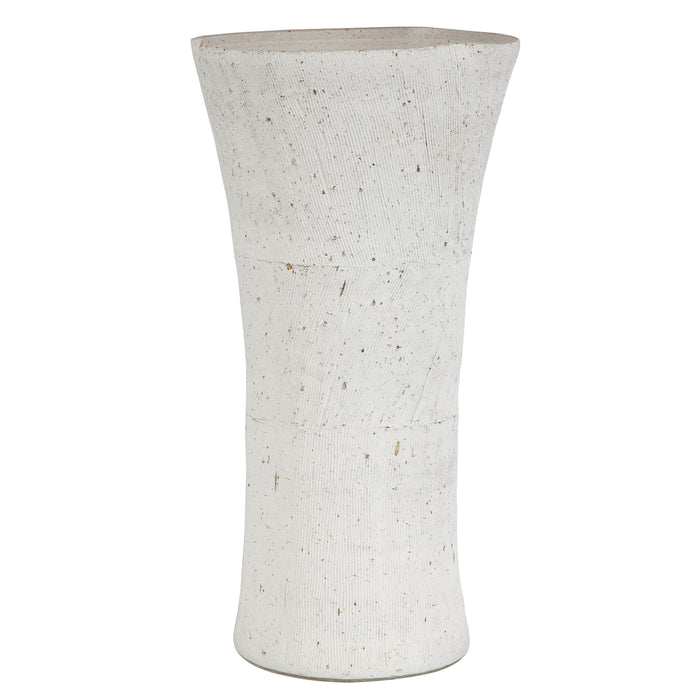 Floreana - Tall Vase - White