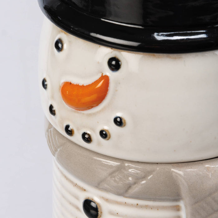 Stacked Snowman Mug Set