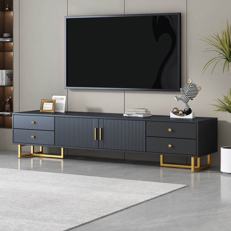 TV Stand With Storage For Living Room
