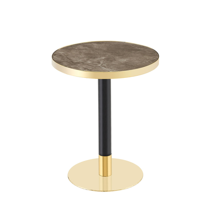 Round Table For Kitchen - Black / Gray / Gold