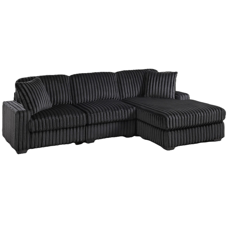 Sectional Sofa Set With Reversible Chaise, Living Room Furniture
