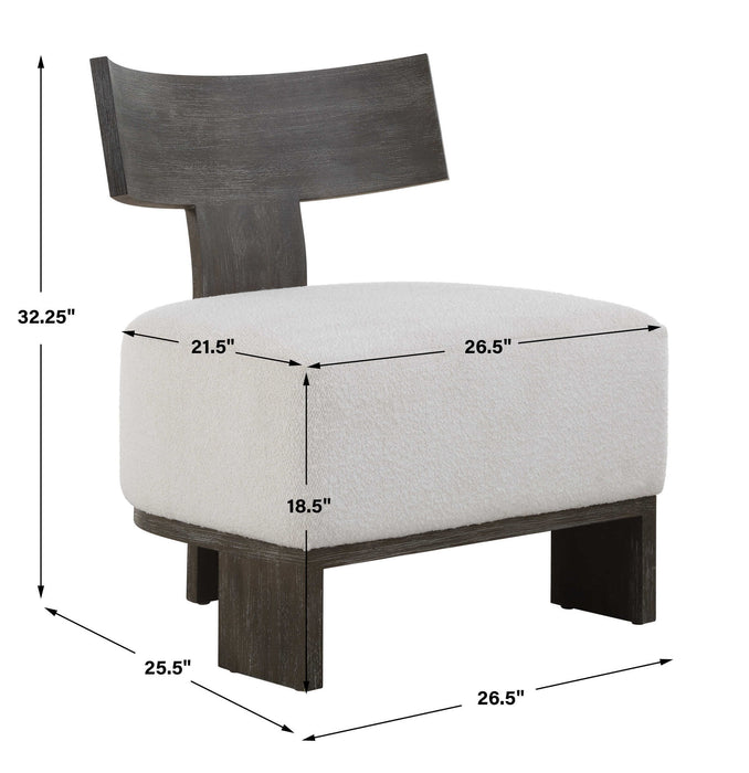 Finlay - Dark Walnut Accent Chair