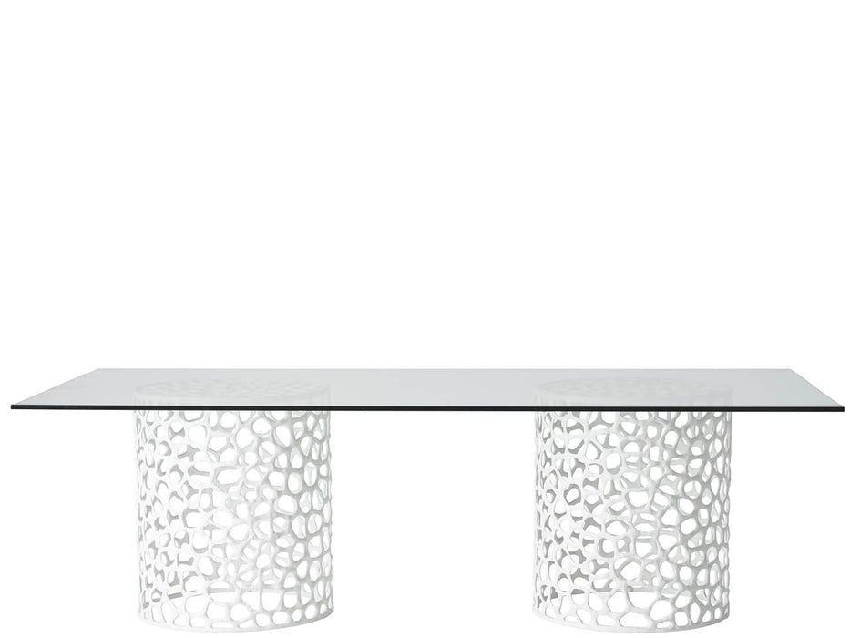Oasis - Coral Rectangle Dining Table - White