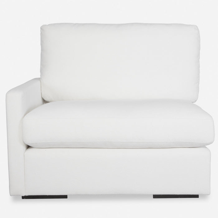 Refuge - Arctic White Left Arm Facing Sofa