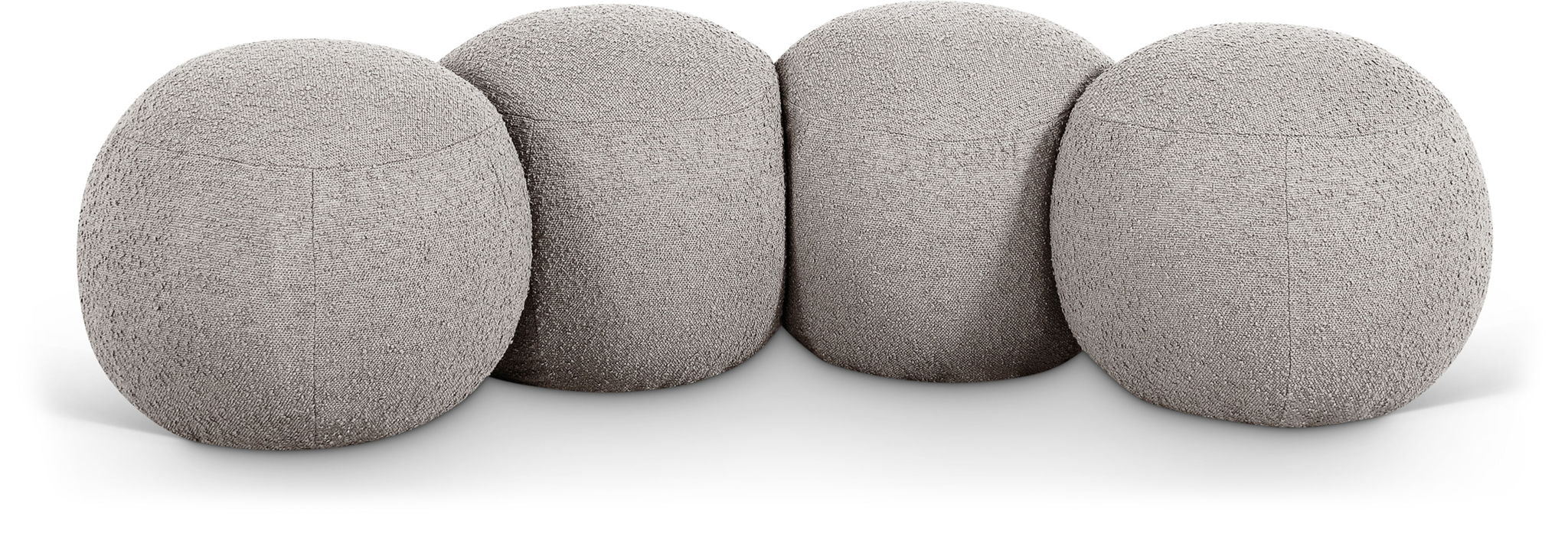 Apollo - Boucle Fabric Bench