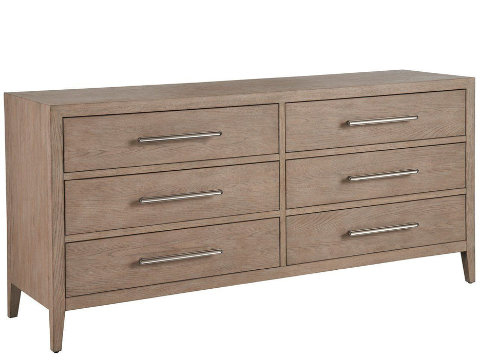 New Modern - Cove Drawer Dresser - Dark Brown