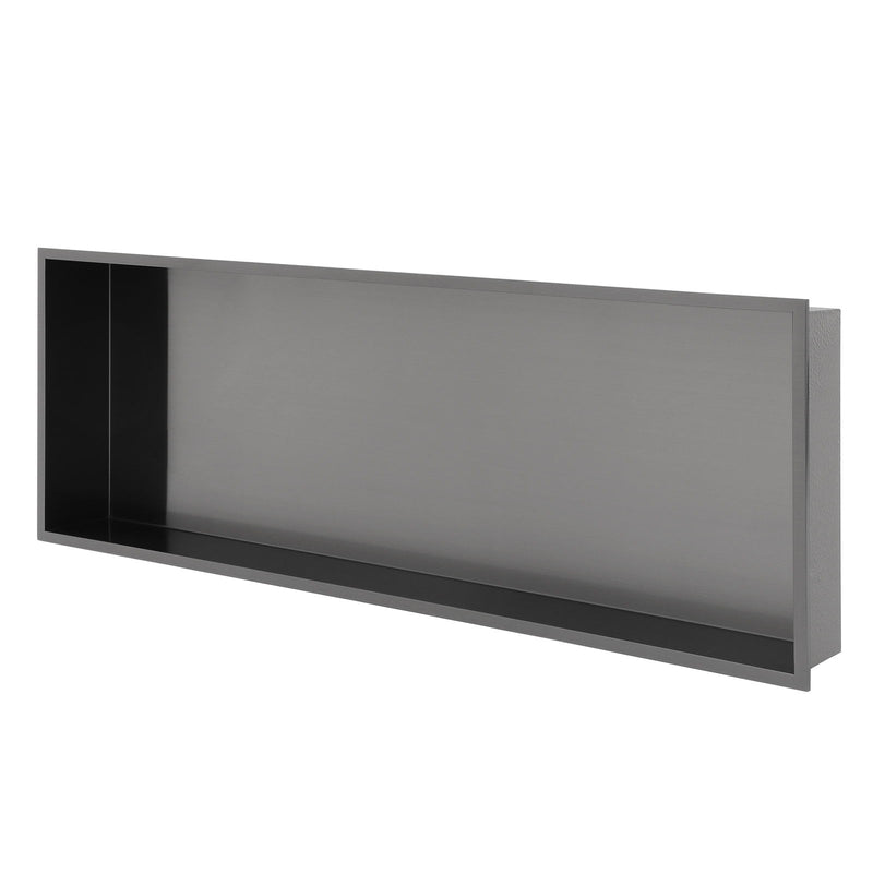 Stainless Steel Shower Niche With Seamless Design For Bathroom Storage