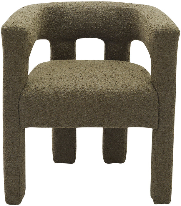 Athena - Boucle Fabric Dining Chair
