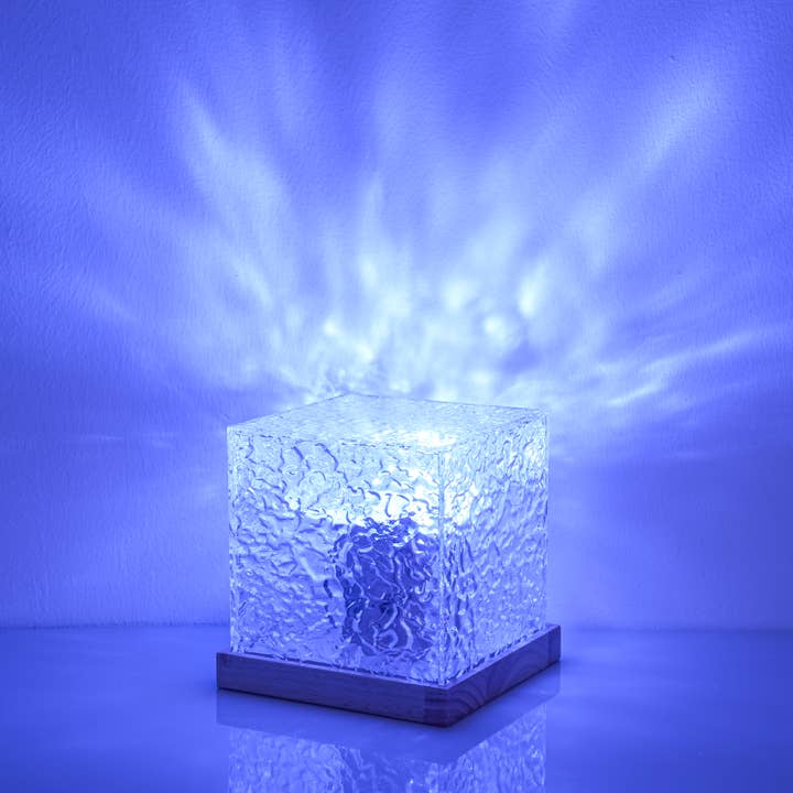 16 Color-Changing Water Ripple Table Lamp Night Light