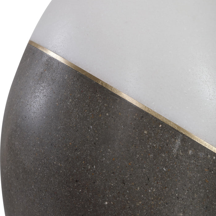 Tanali - Modern Table Lamp - White & Gray