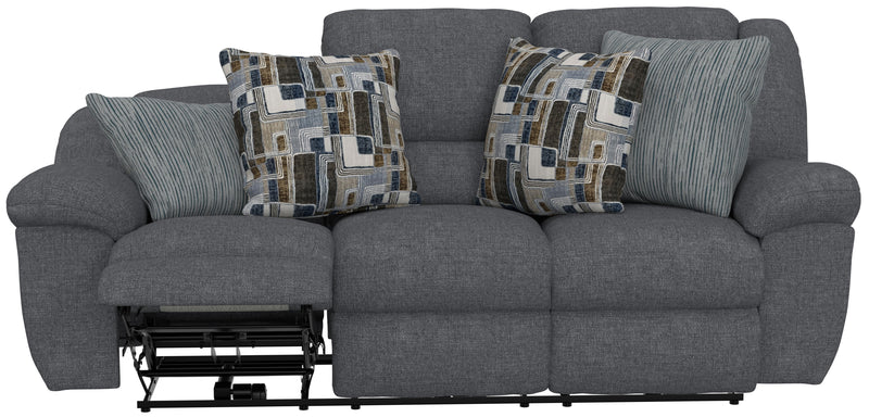 Trifecta - Sofa With 3 Recliners and Drop Down Table