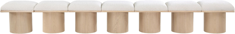 Pavilion - 7 Piece Modular Bench With Natural Base