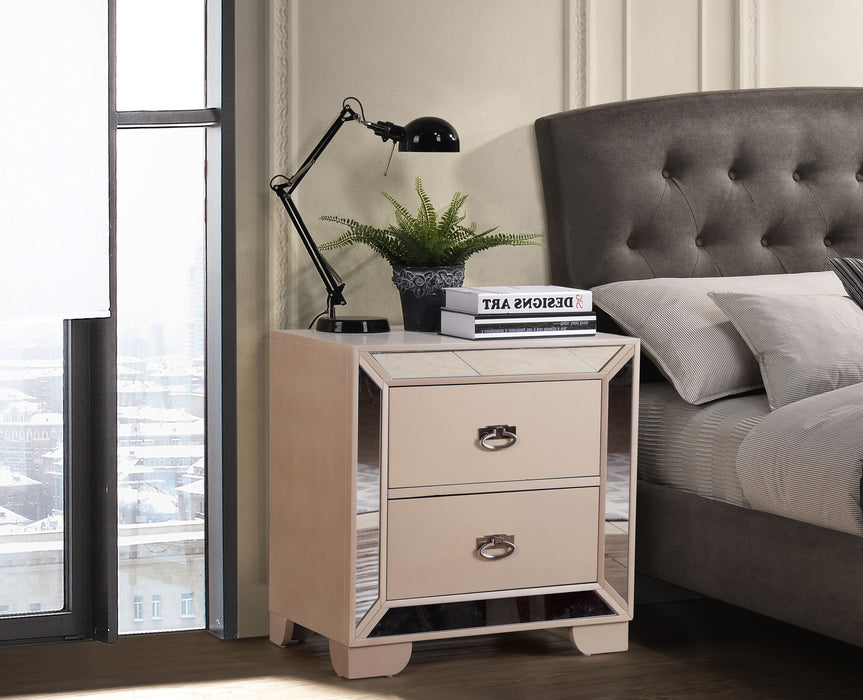 Contemporary Nightstand With Versatility