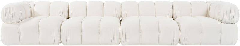 Orin - Fabric Velvet 4 Piece Modular Sofa