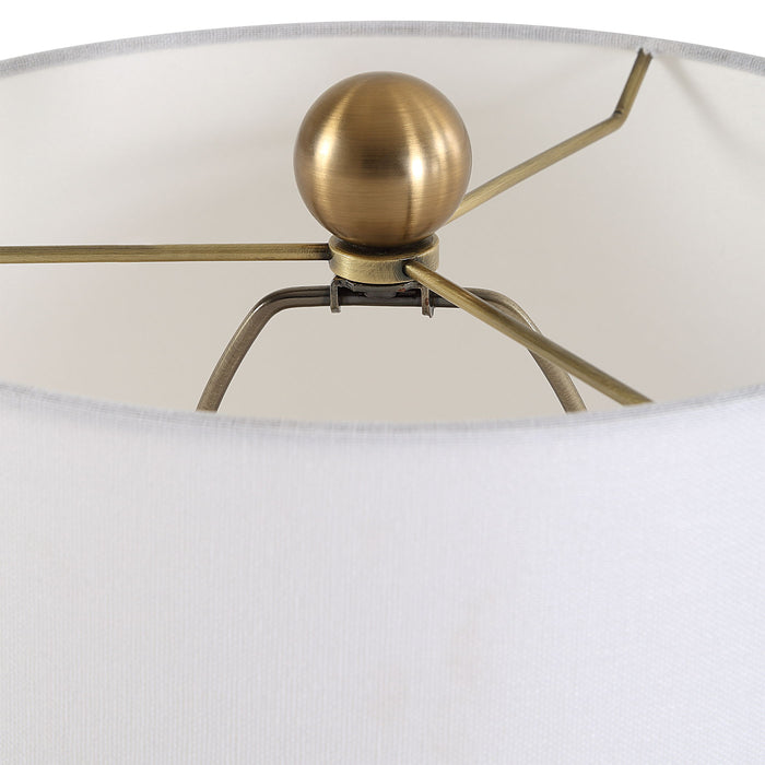 Sienna - Glass Buffet Lamp - Caramel