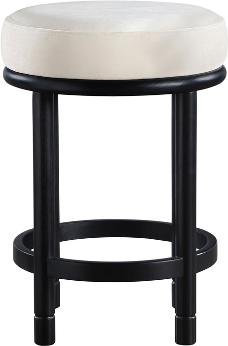 Monette - Counter Stool With Black Base