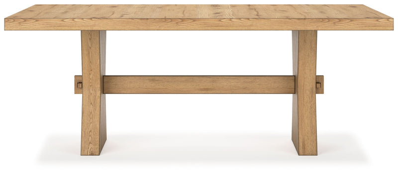 Galliden - Rectangular Dining Room Table - Light Brown