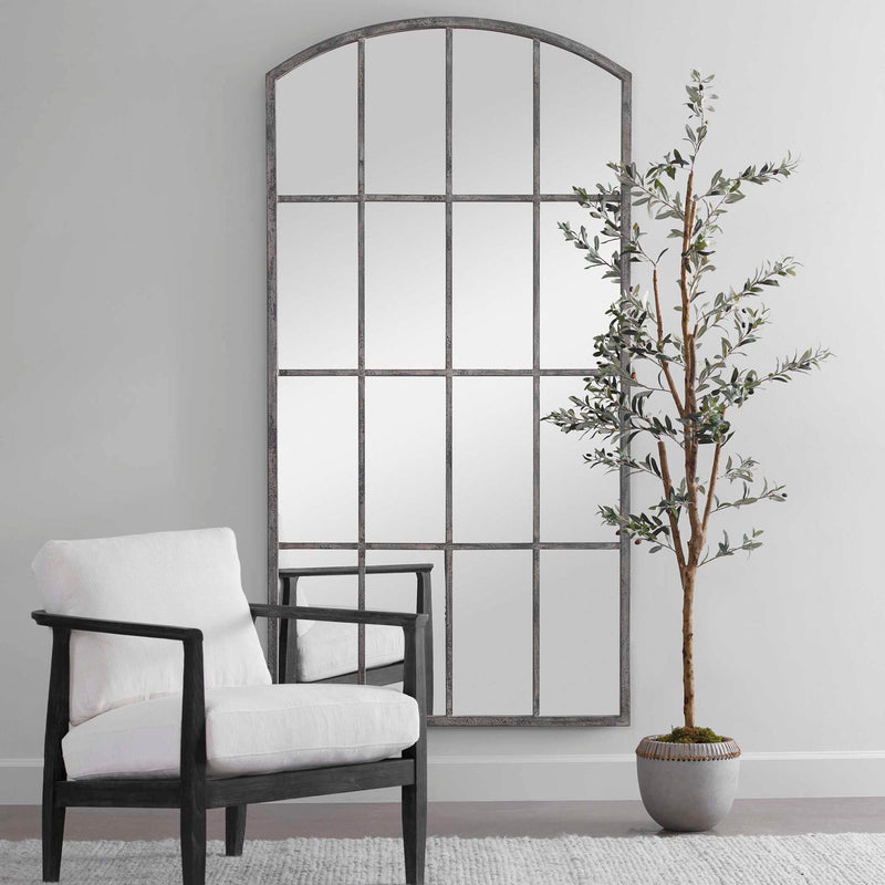 Amiel - Arched Mirror - Ivory