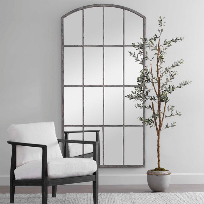 Amiel - Arched Mirror - Ivory