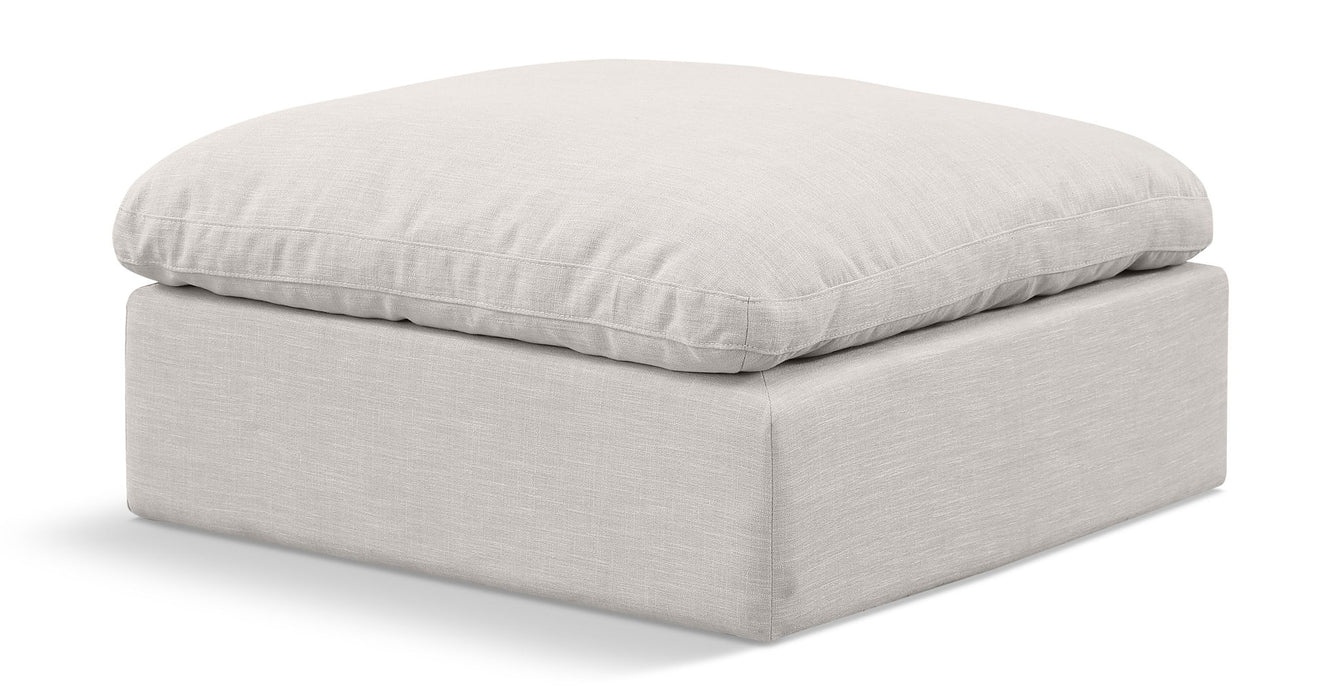 Indulge - Linen Ottoman