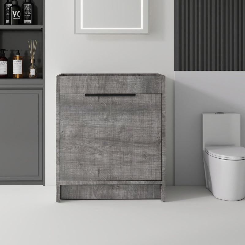 Freestanding Bathroom Vanity Cabinet With Soft Close Doors, Cabinet Only