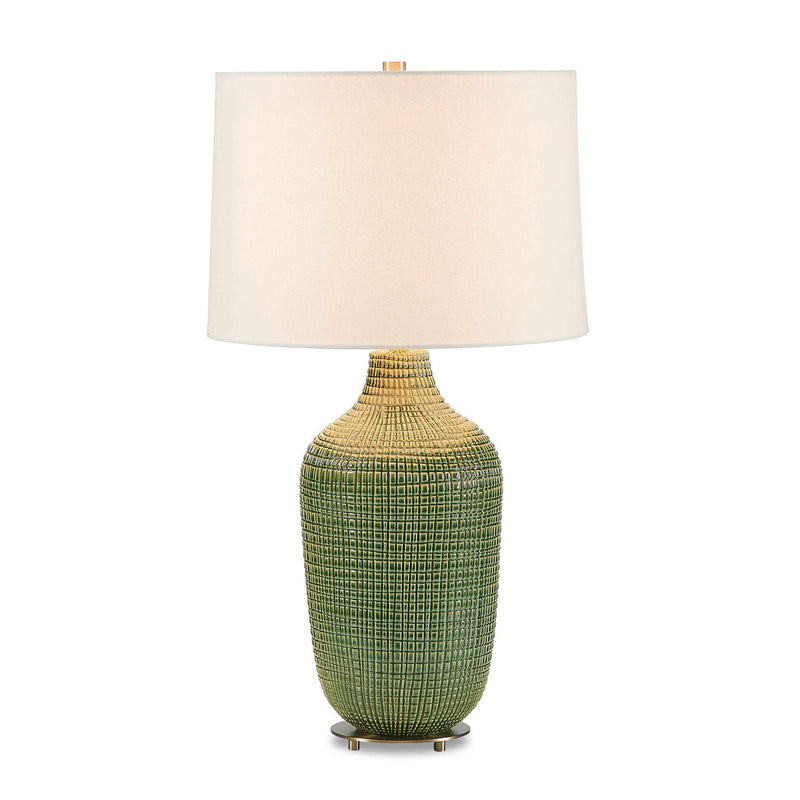 Dulcich - Grid Table Lamp - Green